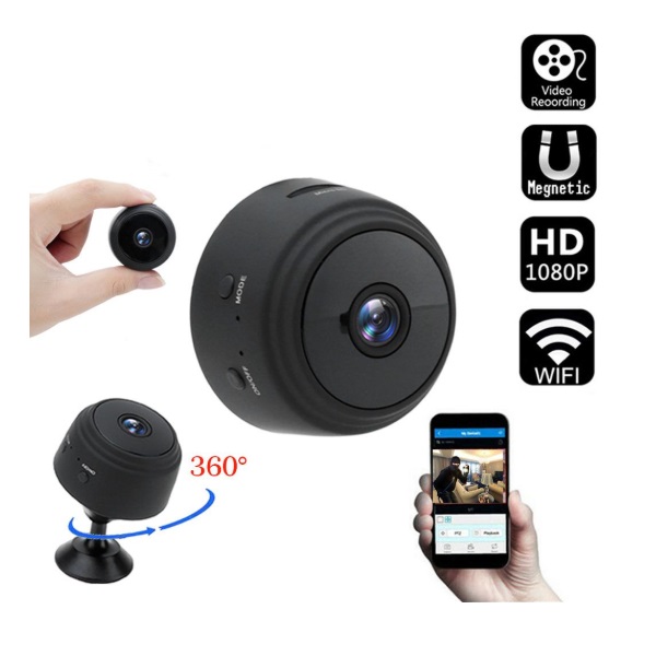 A9 1080P Magnetic Battery Powered Mini WiFi Camera - Faxon