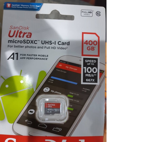 SanDisk Ultra MicroSDHC UHS-I Flash Memory Card - 512 GB - Faxon