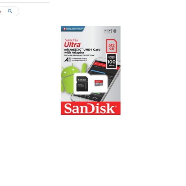 SanDisk Ultra MicroSDHC UHS-I Flash Memory Card - 512 GB - Faxon